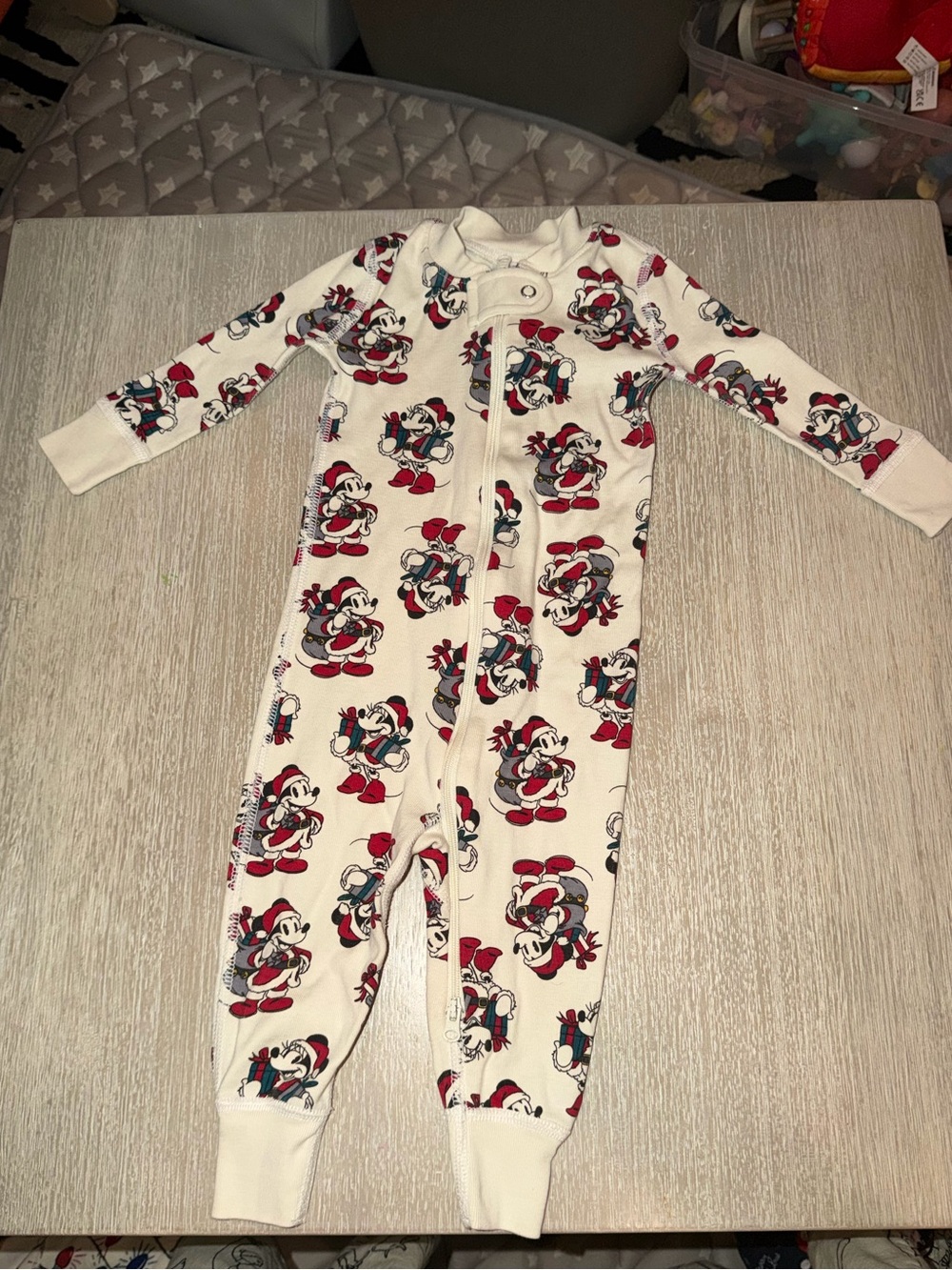 Hanna Andersson Disney Christmas Sleeper size 6-12 months